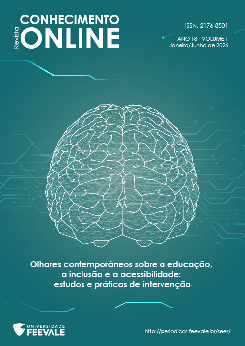 					Visualizar v. 1 n. 1 (2026): Olhares contemporâneos sobre a educação, a inclusão e a acessibilidade: estudos e práticas de intervenção
				