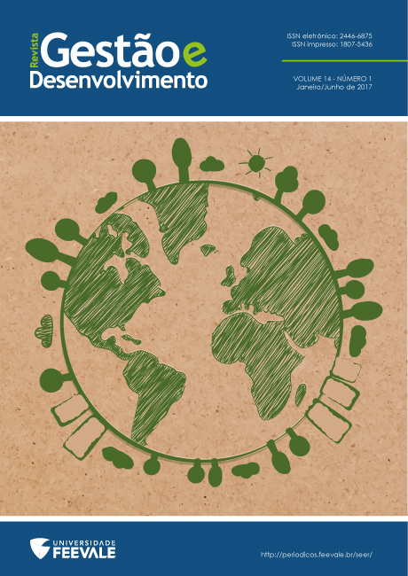 					View Vol. 14 No. 1 (2017): Inovação e Sustentabilidade I - Janeiro / Junho
				