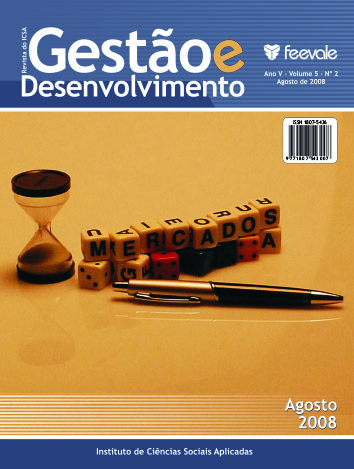 					Visualizar v. 5 n. 2 (2008): Julho / Dezembro
				